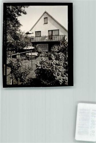 Schmallenberg Pension Homuth Terrasse Garten Ort handschriftlich Foto Original aus Archiv eines Ansichtskartenverlags