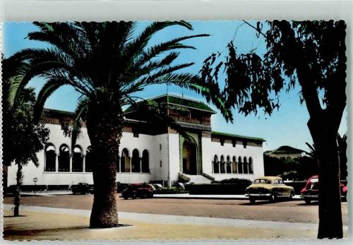 Casablanca Le Palais de Justice Auto Palmen