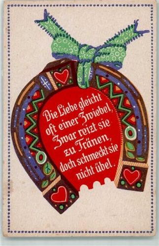 Spruch Hufeisen Kleeblatt FAK Serie 8 Nr.1