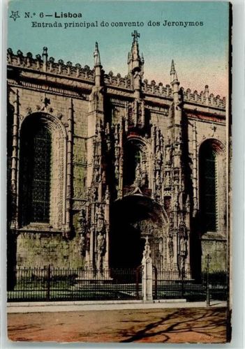 Lisboa 1912 Kirche Konvent des Jeronymos