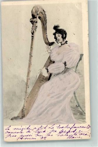 1902 Frau in elegantem Kleid