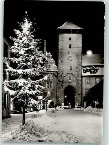 Villingen Winter im Schwarzwald Oberes Tor