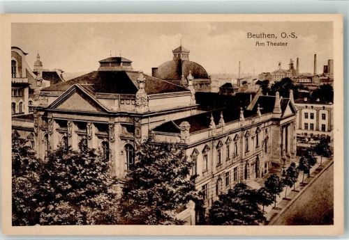 Beuthen O.S. Am Theater