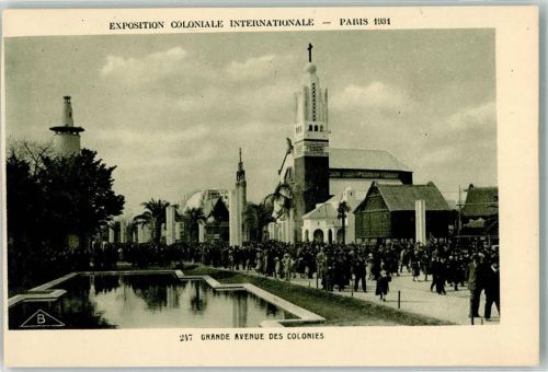 Exposition Coloniale Internationale 1931 Grande Avenue des Colonies Salon de Paris Nr.247