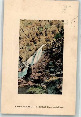 Breitnau 1912 Ravennaschlucht Höllental