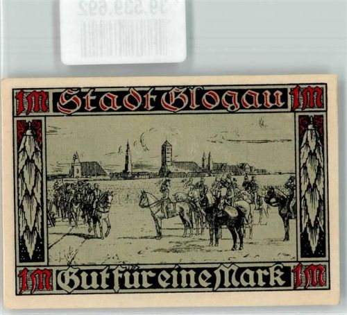 Glogau Notgeld 1 Mark