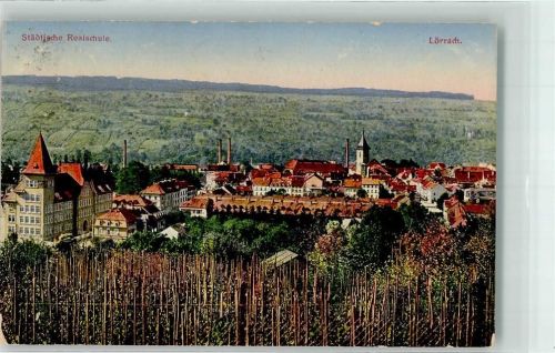 Lörrach 1921 Städtische Realschule