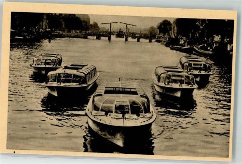 Amsterdam Rederij J.H. Bergmann Damrakburg Centraal Station Rundfahrtenschiff