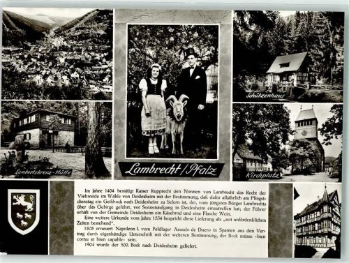 Lambrecht Lambertskreuz-Hütte Schützenhaus Kirchplatz Tracht Ziegenbock Chronik