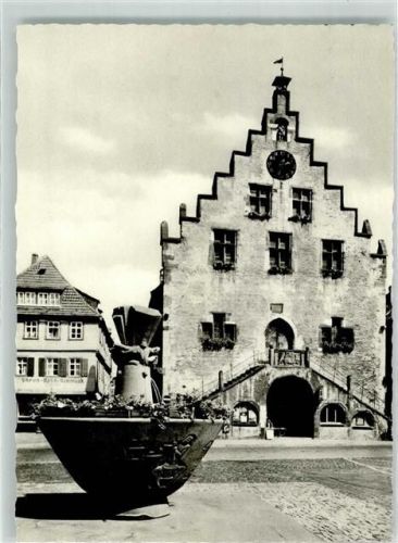 Karlstadt Rathaus Rudolf-Glauber-Brunnen