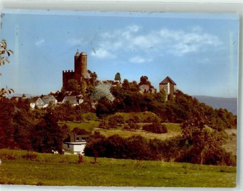 Greifenstein Burg Ort handschriftlich Foto Original aus Archiv eines Ansichtskartenverlags