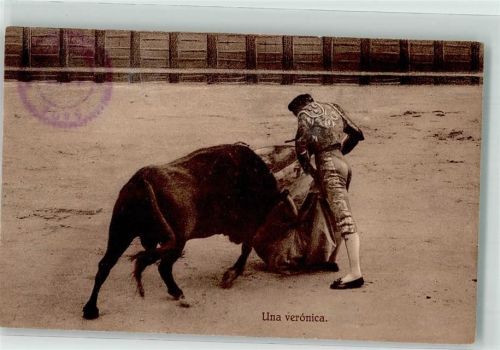 Barcelona 1929 Stierkampf Arena Ort lt. Stempel