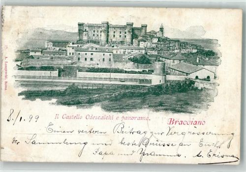 Bracciano 1899 Schloss Castello Odescalchi