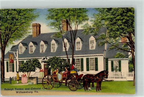 Williamsburg Kutsche Raleigh Tavern Gasthaus