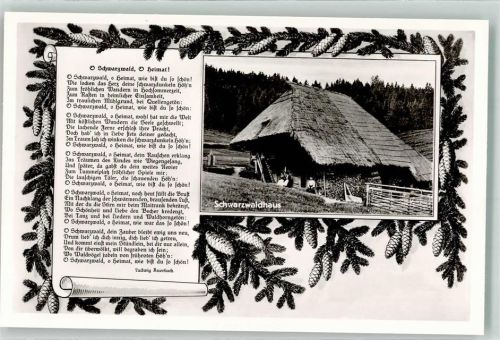 Endenburg Schwarzwälder Bauernhaus Heimatgedicht O Schwarzwald O Heimat