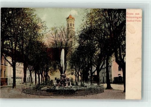 Memmingen 1908 Hallhofplatz