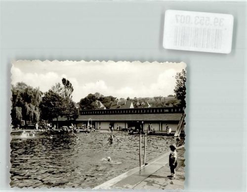 Wiehl Freibad u. Saunaanlagen Ort handschriftlich