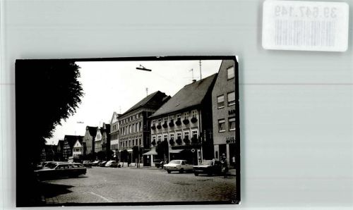 Günzburg Parkplatz Auto Ort handschriftlich Foto Original aus Archiv eines Ansichtskartenverlags