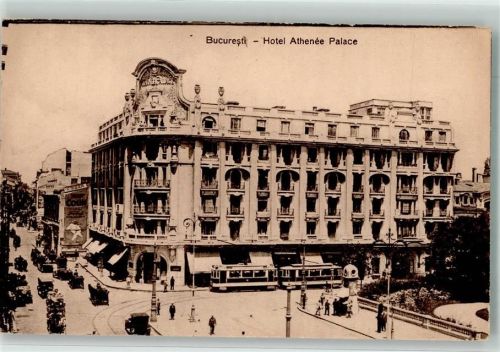 Bukarest Straßenbahn Hotel Athenee Palace