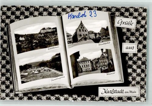 Karlstadt Schloss Marktplatz Campingplatz Maintor