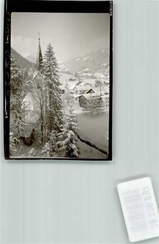 Hindelang Winter Ort handschriftlich Foto Original aus Archiv eines Ansichtskartenverlags