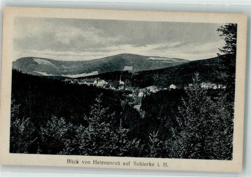 Schierke Blick vom Helnenrh