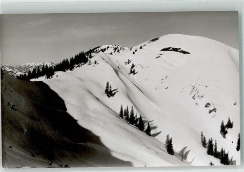 Oberjoch Winter Foto AK