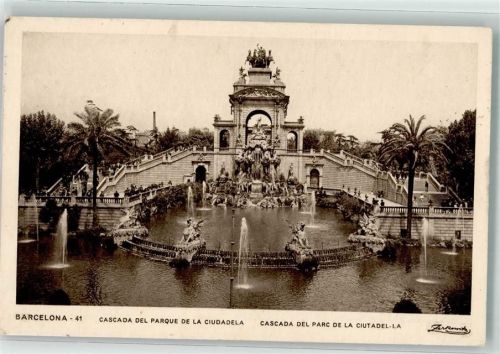 Barcelona Denkmal Kaskade