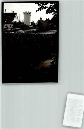 Giengen Turm Ort handschriftlich Foto Original aus Archiv eines Ansichtskartenverlags