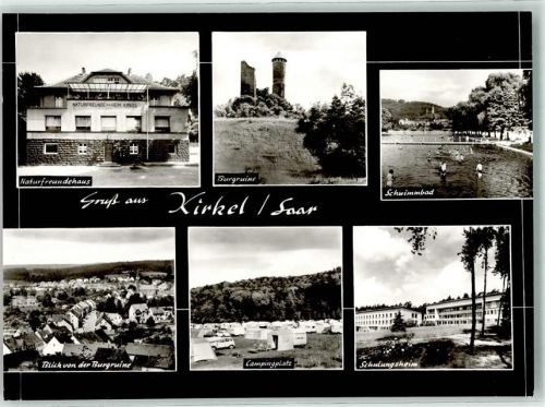 Kirkel Schwimmbad Naturfreundehaus Burgruine Campingplatz Schulungsheim