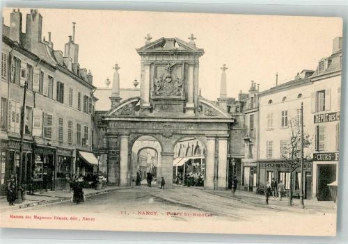 Nancy Handlung Cafe Porte St. Nicolas