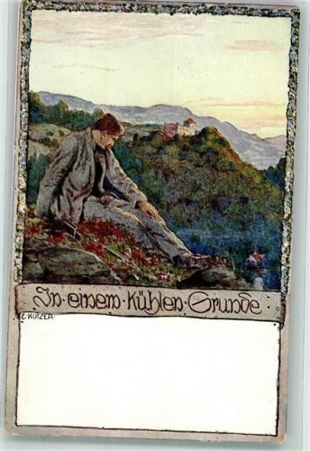 In einem kühlen Grunde Karte Nr. 3. Ostmark Bund Deutscher Österreicher
