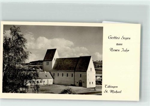 Tübingen Kirche St. Michael Neujahrsgrüße