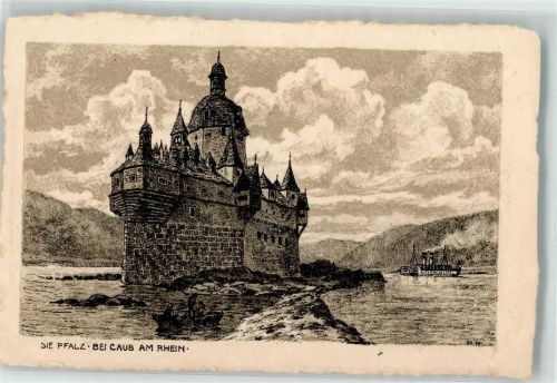 Kaub 1913 Pfalz Verlag Franz Jander