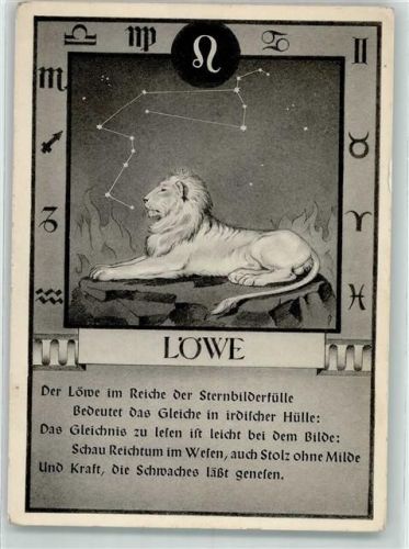 Löwe 23. Juli - 23. August