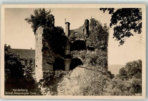 Heidelberg Gesprengter Turm Schloss