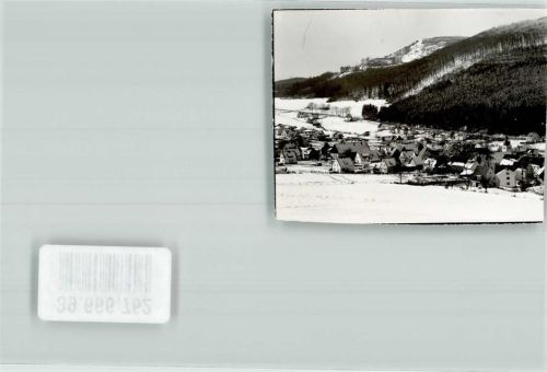 Hoppecke Foto Original aus Archiv eines Ansichtskartenverlags Winter Ort handschriftlich