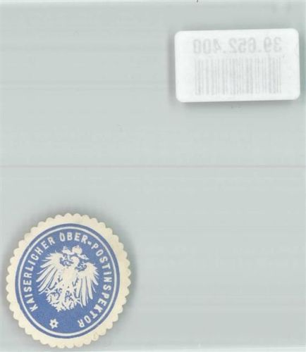 Kaiserlicher Ober-Postinspektor