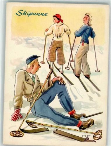 Skipanne Humor sign. AF A. Frommhold