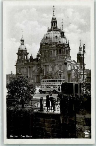 Berlin Mitte 1935 Der Dom Doppeldecker