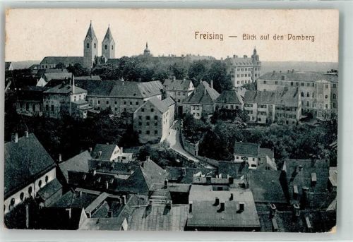 Freising Blick auf den Domberg