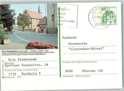 Reichelsheim 1980 Rathaus