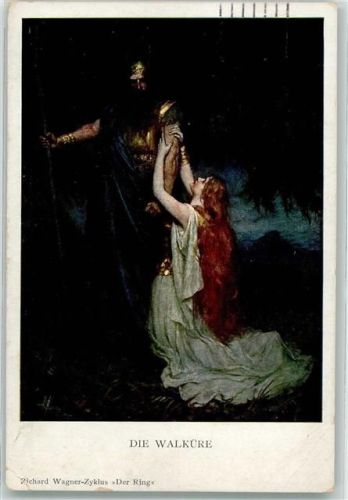 1917 sign. Leeke, Ferdinand Die Walküre Richard-Wagner-Zyklus Verlag M. Munk Nr. 982