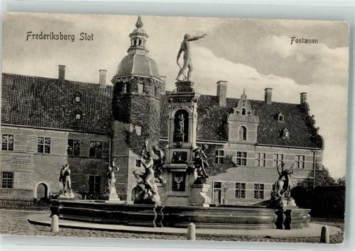 Frederiksborg Denkmal Springbrunnen Schloss