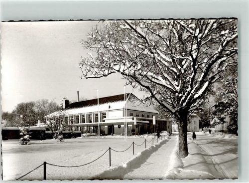 Bad Dürrheim Winter Ort handschriftlich Foto Original aus Archiv eines Ansichtskartenverlags