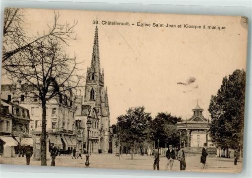 Chatellerault Kirche Saint-Jean Feldpost WK XX.Armekorps