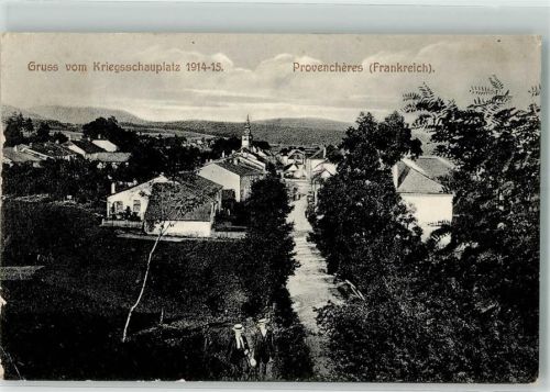 Provencheres-sur-Fave 1916 Feldpost WK I 39.Res.Div.