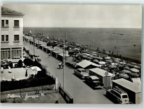 Bellaria Igea Marina Schwimmbad Strand Auto Oldtimer