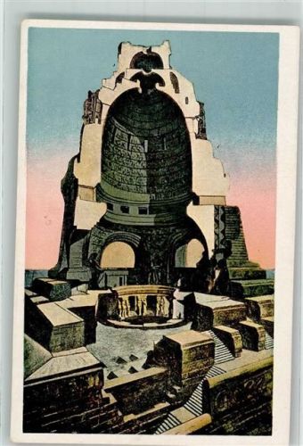 Völkerschlachtsdenkmal Schnittdarstellung des Denkmales Verlag des Deutschen Patriotenbundes