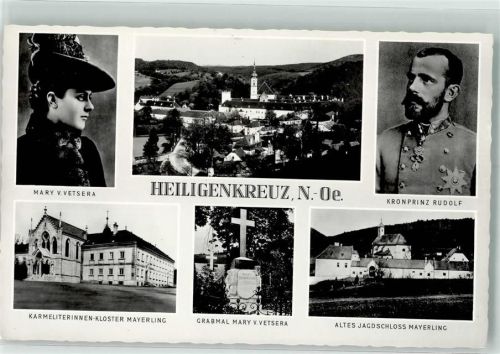 Heiligenkreuz 1969 Portraits Mary Vetsera und Kronprinz Rudolf Karmeliterinnen-Kloster und Jagdschloss Grabmal Vetsera Verlag Ledermann
